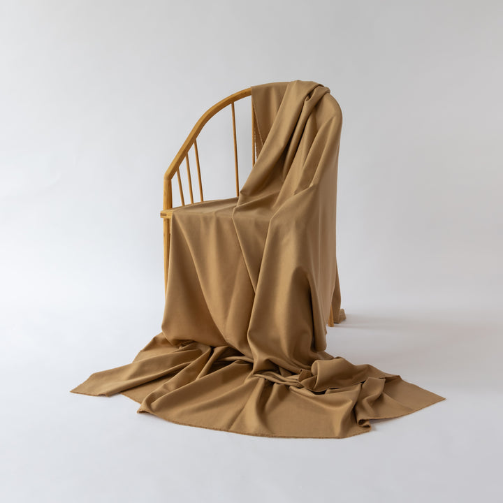 Dark Camel Lightweight Luxury Cashmere Blanket