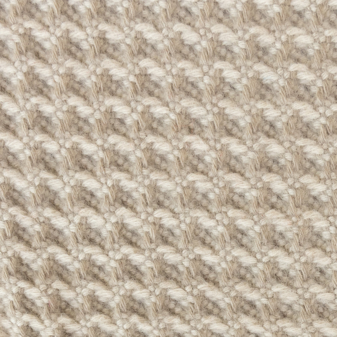 Beige Cashmere & Merino Blanket | Made In The UK | Ava Innes