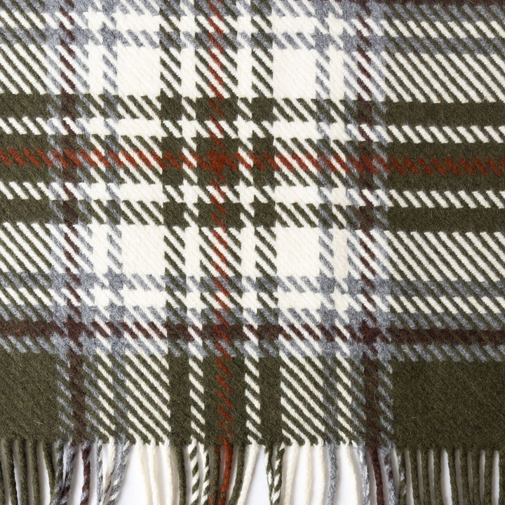 Large Green Tartan Wool Blanket