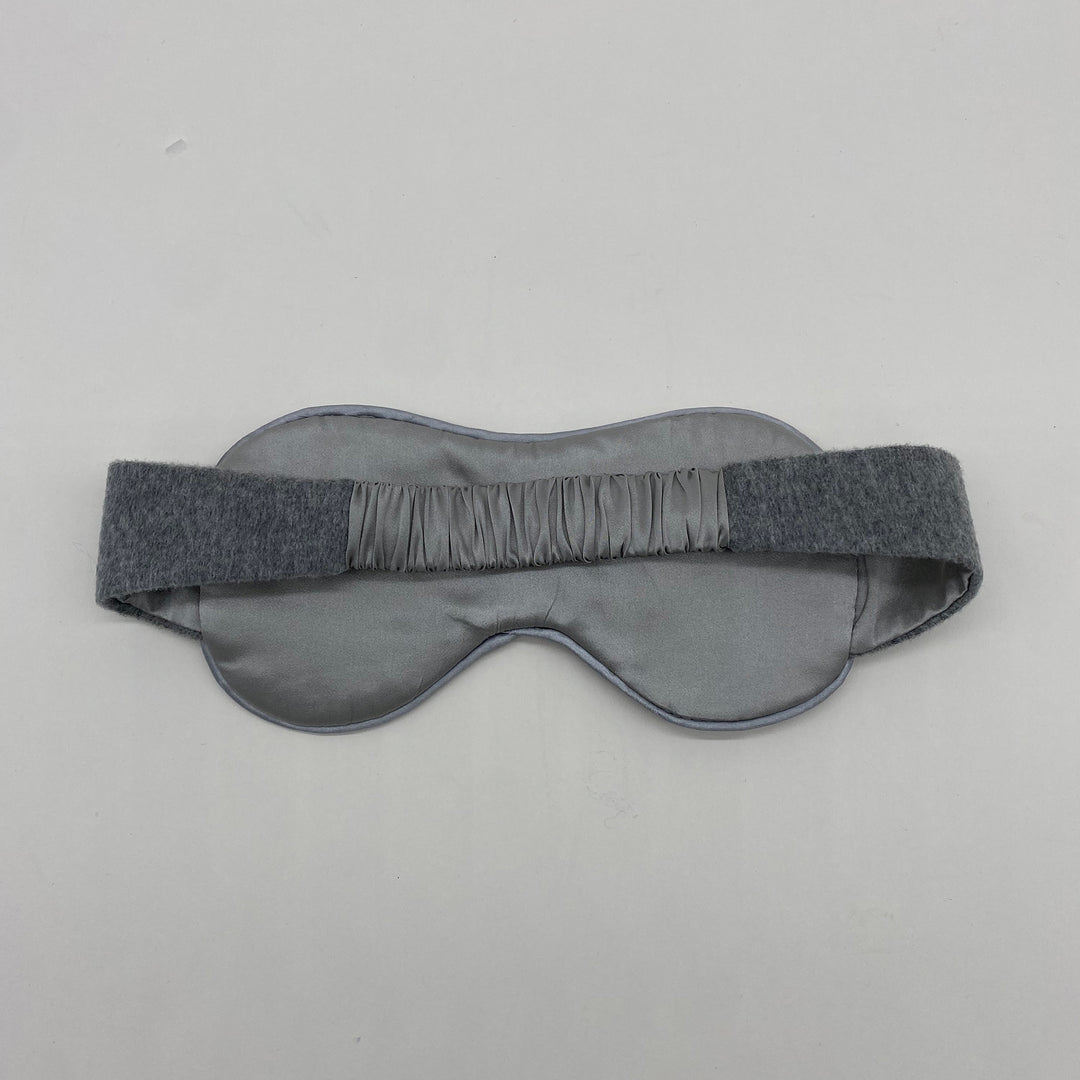 Grey Cashmere & Silk Sleep Eye Mask