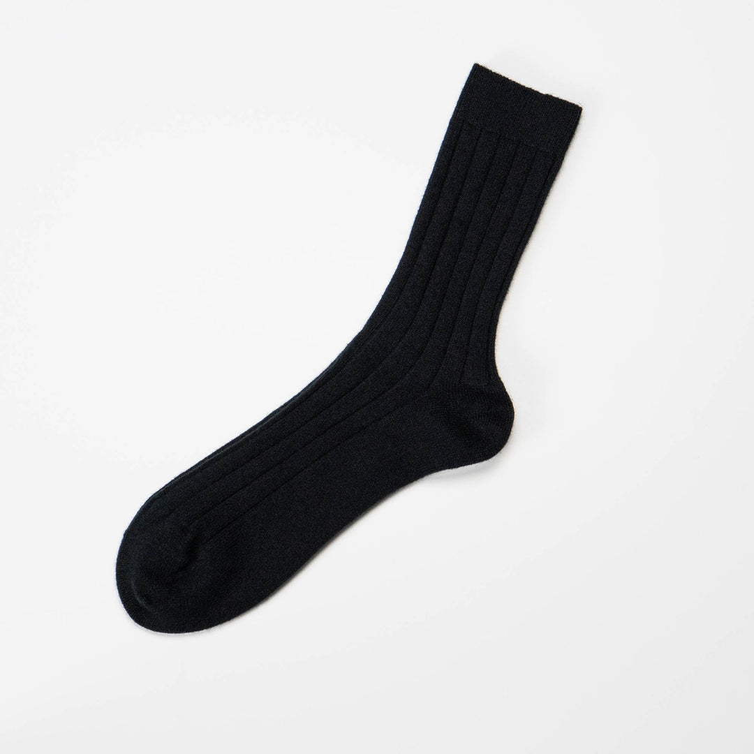 Men's Luxury Ribbed Cashmere Socks