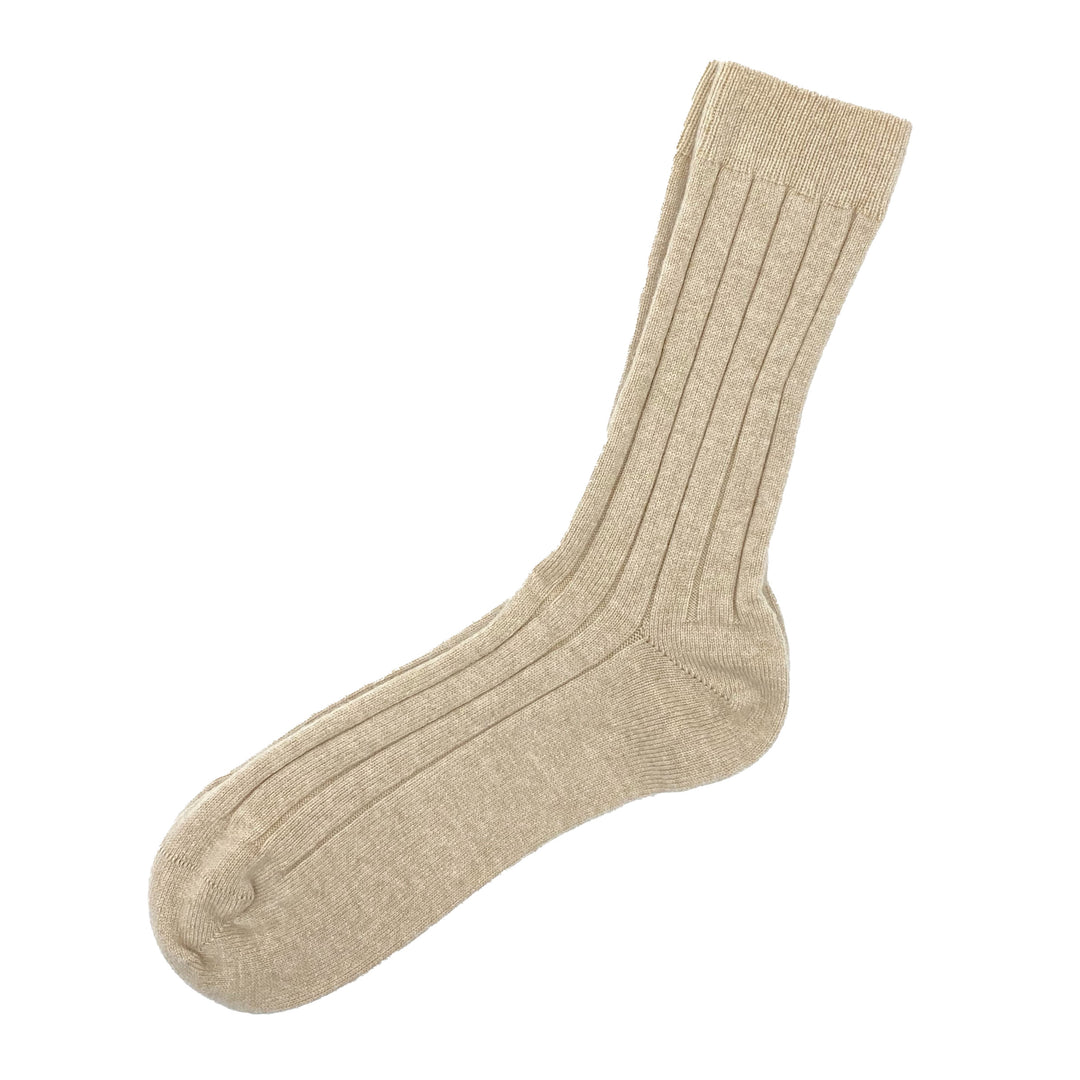 Men's Luxury Ribbed Cashmere Socks